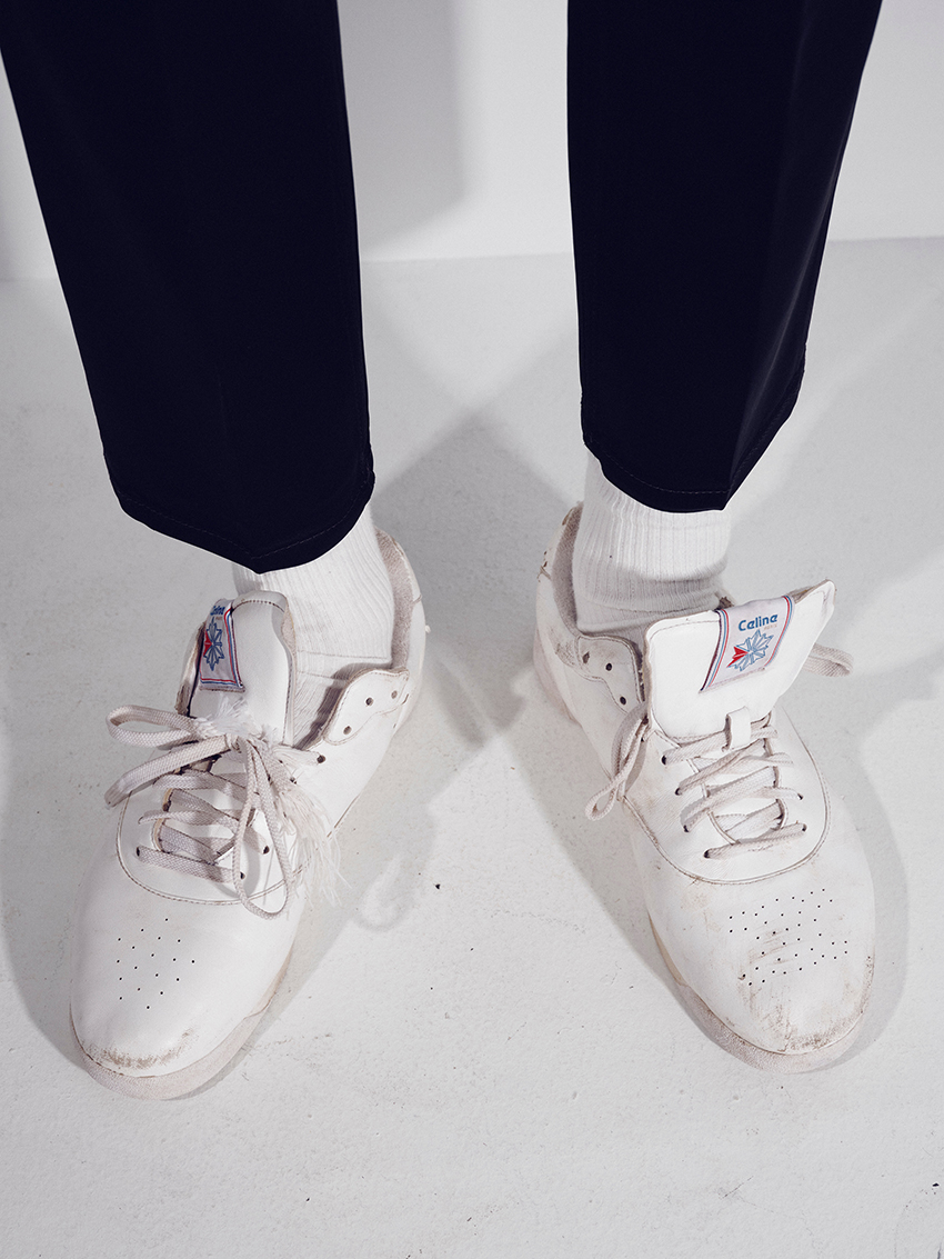 ภาพนายแบบในชุดจากคอลเล็กชัน CELINE MEN’S SPRING/SUMMER 2027 4