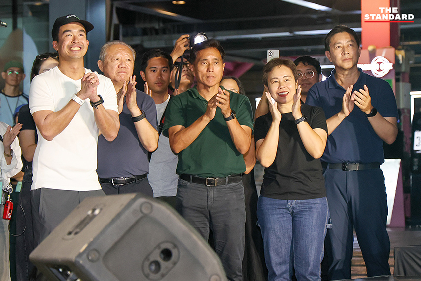 ชัชชาติ สิทธิพันธุ์ แถลงข่าวหลังทราบผลการเลือกตั้งผู้ว่าฯ กทม. 2