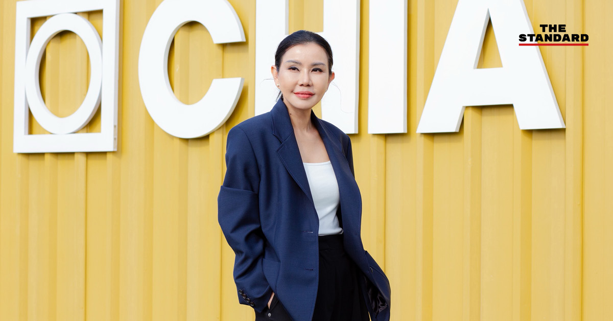 สุภาภรณ์ เกียรติศิริขจร Chief Marketing Officer บริษัท เจียไต๋ จำกัด ในศูนย์เกษตรเจียไต๋ พร้อมนวัตกรรมการเกษตร