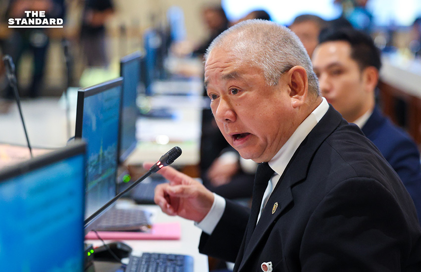 ภาพบรรยากาศการประชุมกรรมาธิการสภาผู้แทนราษฎรเพื่อตรวจสอบโครงการ TH-AI Passport 13
