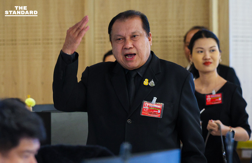 ภาพบรรยากาศการประชุมกรรมาธิการสภาผู้แทนราษฎรเพื่อตรวจสอบโครงการ TH-AI Passport 4