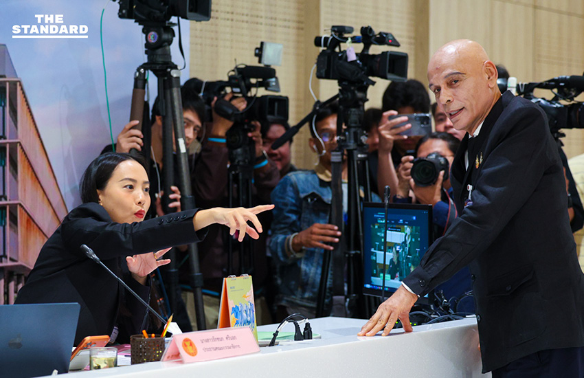 ภาพบรรยากาศการประชุมกรรมาธิการสภาผู้แทนราษฎรเพื่อตรวจสอบโครงการ TH-AI Passport 6