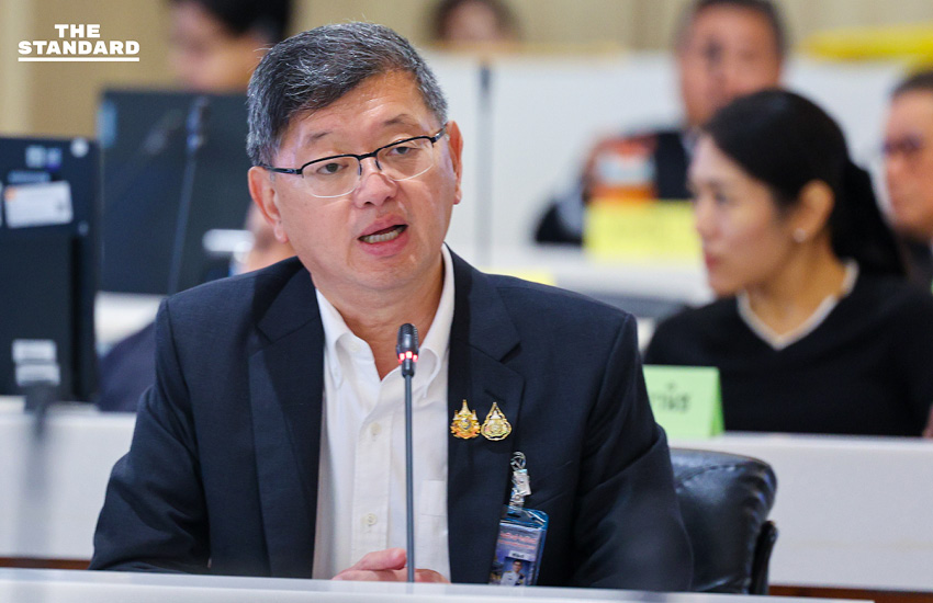 ภาพบรรยากาศการประชุมกรรมาธิการสภาผู้แทนราษฎรเพื่อตรวจสอบโครงการ TH-AI Passport 8