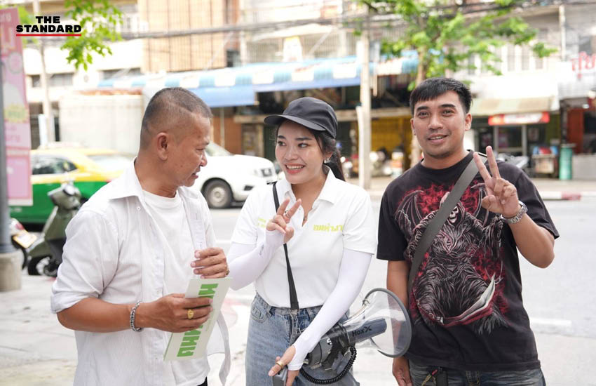 ไอซ์-หัทกร โกศลจิตร์ ผู้สมัคร ส.ก.เขตยานนาวา เบอร์ 2 กำลังหาเสียง 4