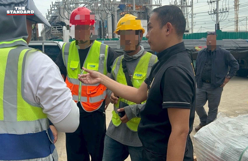 จุลพันธ์ อมรวิวัฒน์ รัฐมนตรีว่าการกระทรวงแรงงาน ตรวจสอบไซต์ก่อสร้างที่ปทุมธานี 4