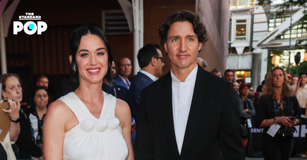 Katy Perry และ Justin Trudeau เดินพรมแดงในงาน Tribeca Festival