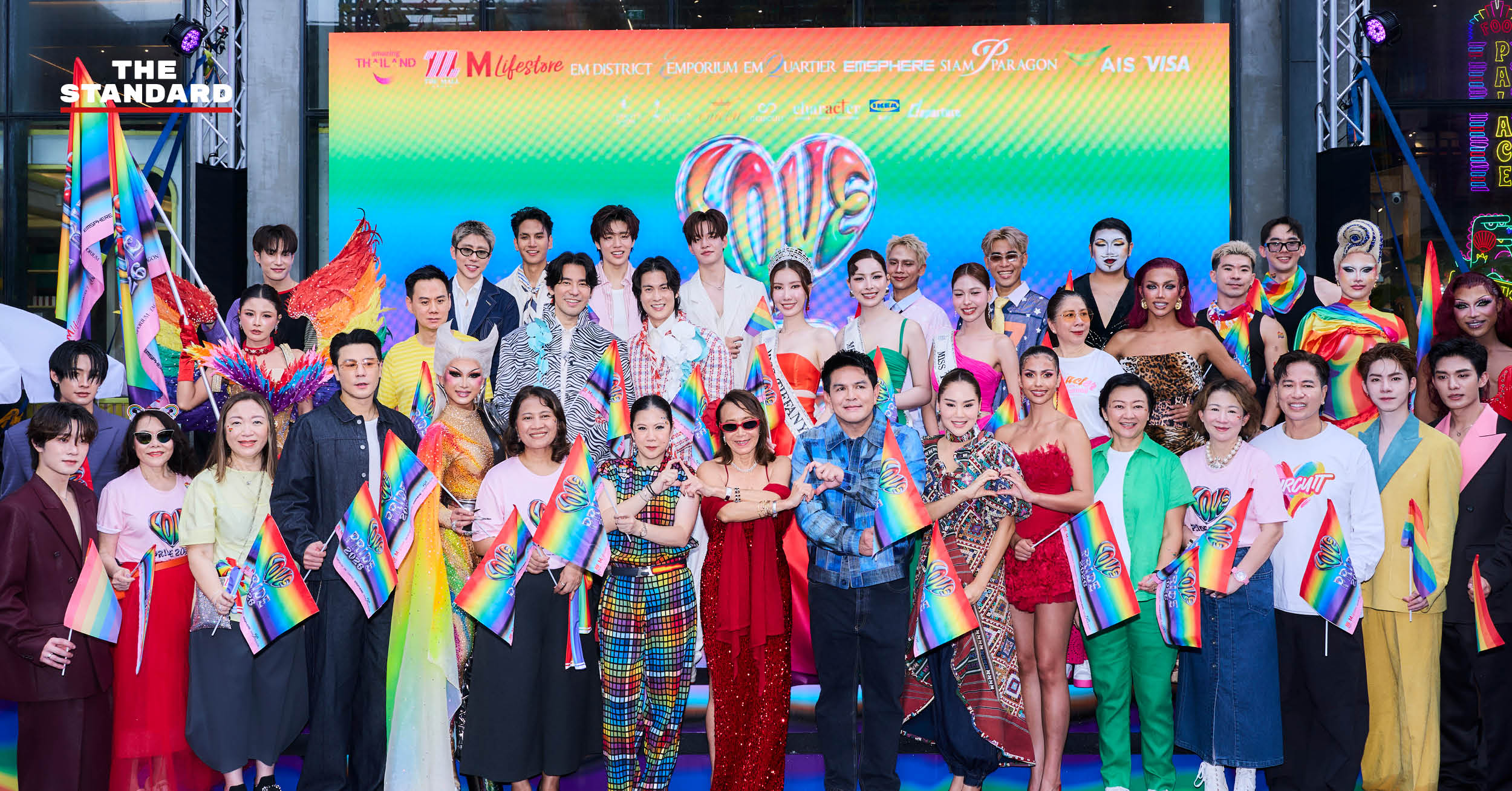 ภาพรวมกิจกรรม LOVE PRIDE 2026 จัดโดยเดอะมอลล์ กรุ๊ป และเอ็ม ดิสทริค