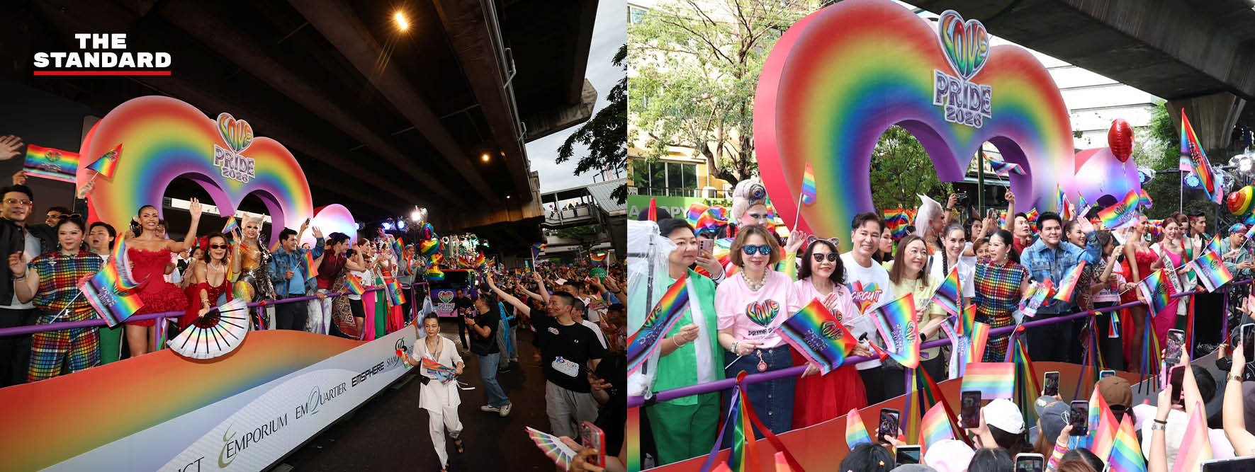ภาพรวมกิจกรรม LOVE PRIDE 2026 จัดโดยเดอะมอลล์ กรุ๊ป และเอ็ม ดิสทริค 3