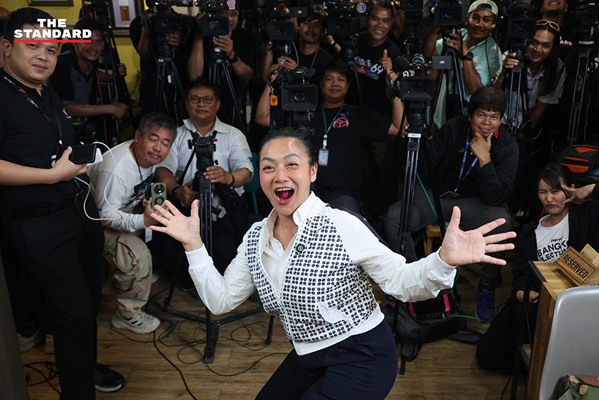 มัลลิกา บุญมีตระกูล มหาสุข แถลงภายหลังติดตามการนับคะแนนเลือกตั้งผู้ว่าฯ กทม. 4