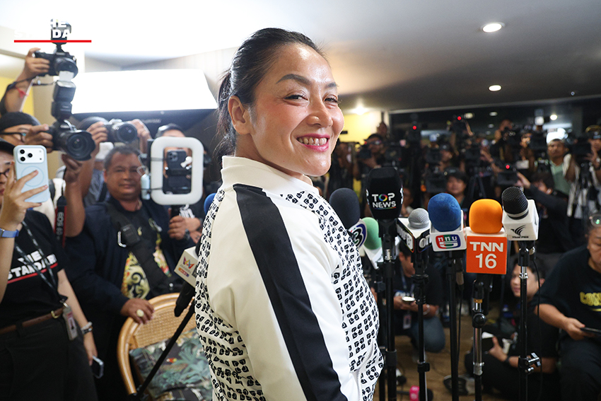 มัลลิกา บุญมีตระกูล มหาสุข แถลงภายหลังติดตามการนับคะแนนเลือกตั้งผู้ว่าฯ กทม. 5