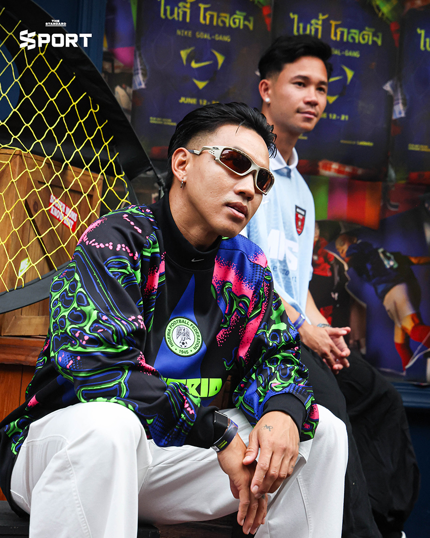 ภาพบรรยากาศกิจกรรม Nike Goal-Dang บนถนนทรงวาด ที่เนรมิตเป็นรันเวย์แฟชั่นฟุตบอลโลก 4