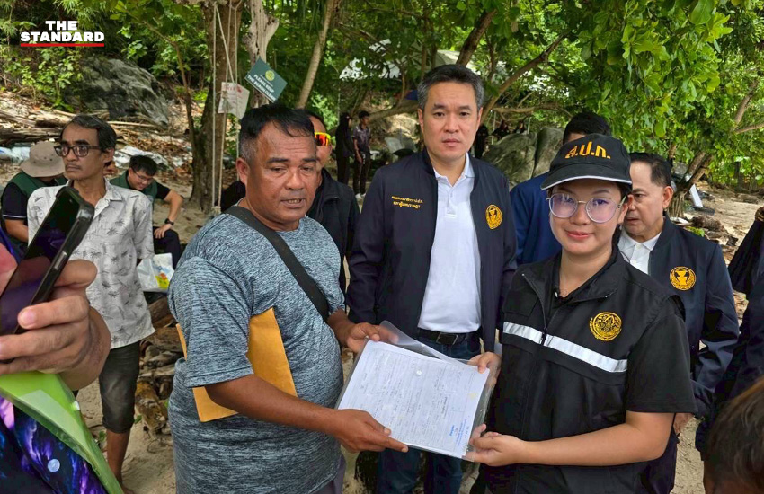 อาสพลธ์ สรรณ์ไตรภพ ประธาน กมธ.ป.ป.ช. พร้อมคณะ ลงพื้นที่ตรวจสอบการถือครองที่ดินมิชอบที่หาดนุ้ยและหาดฟรีด้อม จังหวัดภูเก็ต 1