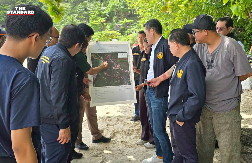 อาสพลธ์ สรรณ์ไตรภพ ประธาน กมธ.ป.ป.ช. พร้อมคณะ ลงพื้นที่ตรวจสอบการถือครองที่ดินมิชอบที่หาดนุ้ยและหาดฟรีด้อม จังหวัดภูเก็ต 4