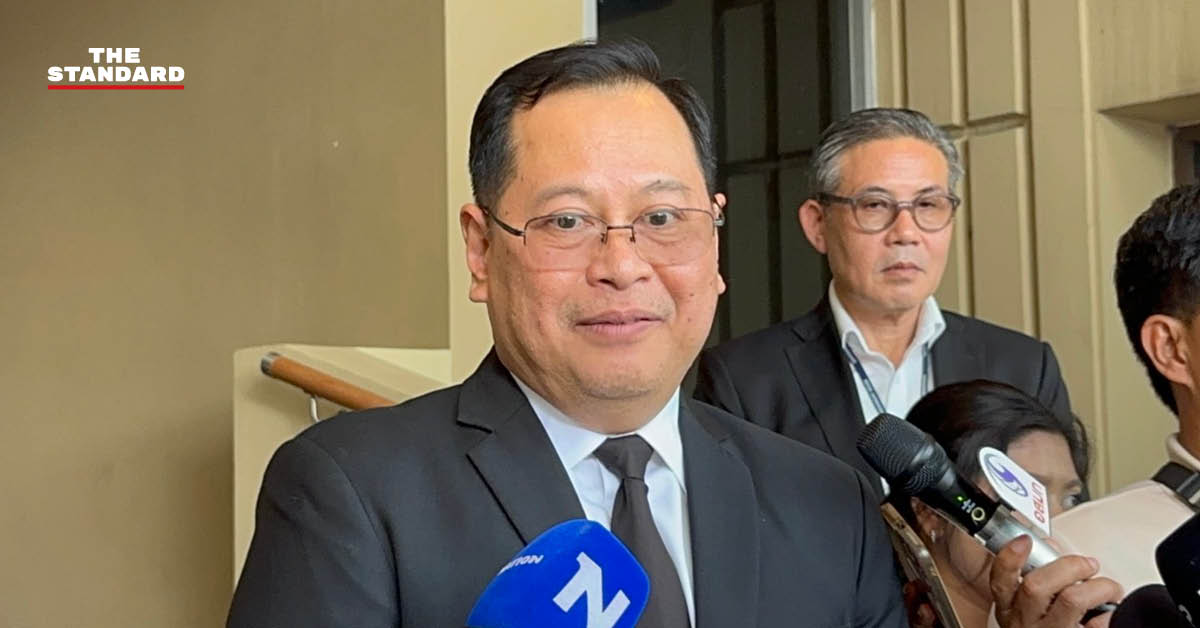 ปกรณ์ นิลประพันธ์ รองนายกรัฐมนตรี แถลงข่าว