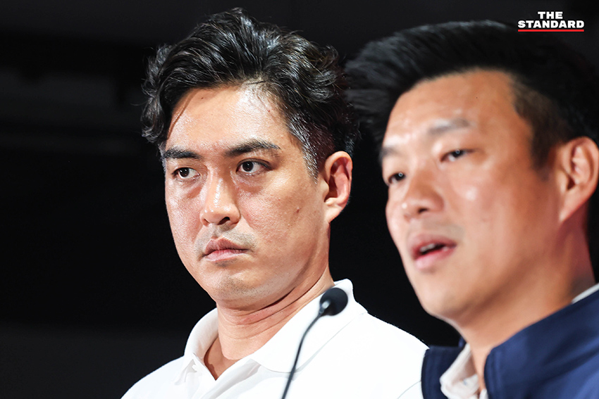 แกนนำพรรคประชาชนแถลงข่าวหลังการเลือกตั้งผู้ว่าฯ กทม. และ ส.ก. 6
