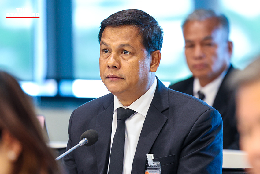 ธนยศ ทิมสุวรรณ ประธาน กมธ.การปกครอง แถลงผลการประชุมปมโยกย้ายผู้ว่าฯ ภูเก็ต 8