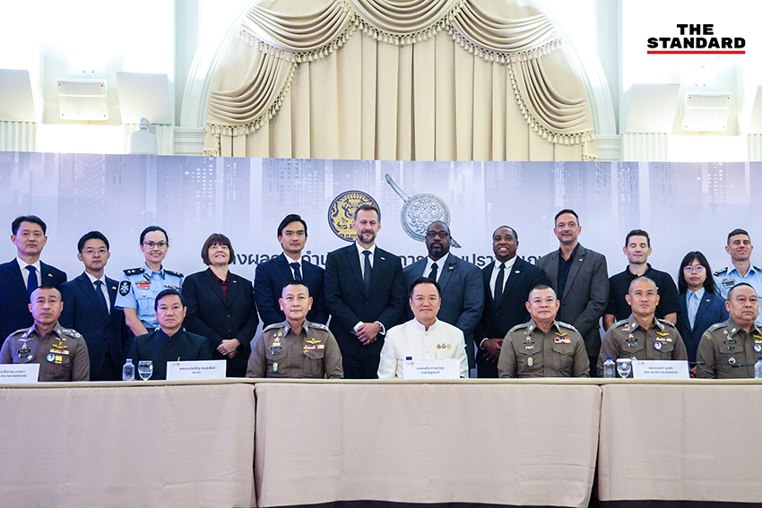 นายกรัฐมนตรีแถลงข่าวผลการปราบปรามแก๊งสแกมเมอร์และนอมินีข้ามชาติ 1