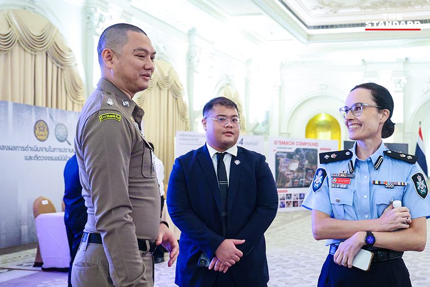 นายกรัฐมนตรีแถลงข่าวผลการปราบปรามแก๊งสแกมเมอร์และนอมินีข้ามชาติ 8
