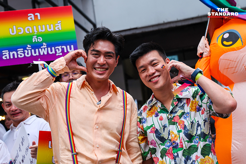 ณัฐพงษ์ เรืองปัญญาวุฒิ และ ชัยวัฒน์ สถาวรวิจิตร พร้อม สส. พรรคประชาชน ร่วมเดินขบวน Bangkok Pride Parade 2026 1