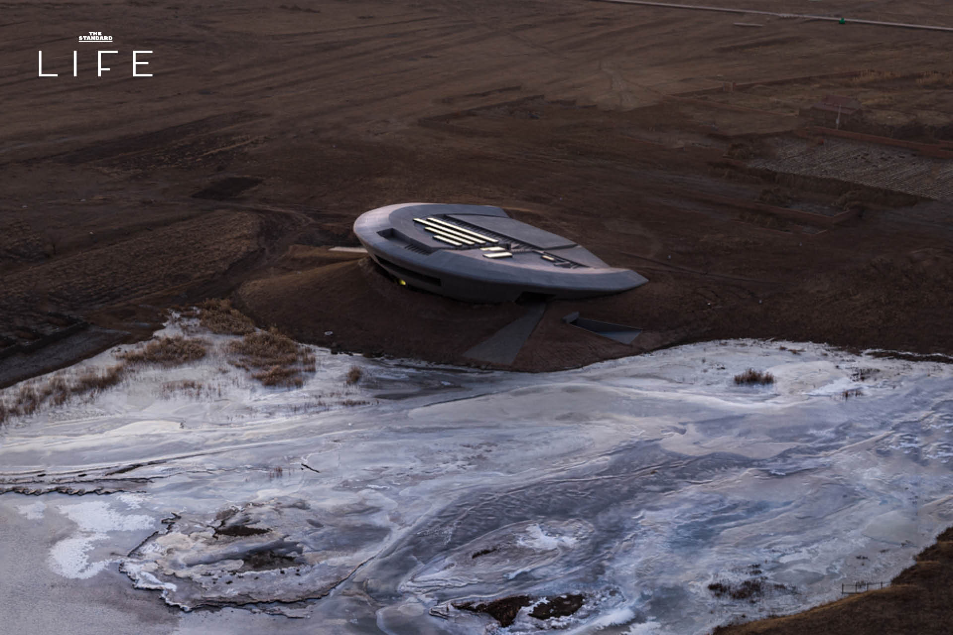 Prairie Ark แกลเลอรีสาธารณะรูปทรง UFO ที่มองโกเลีย 1