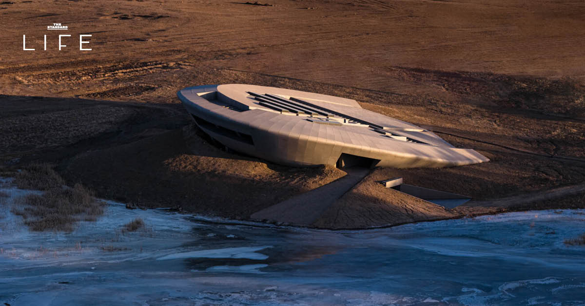 Prairie Ark แกลเลอรีสาธารณะรูปทรง UFO ที่มองโกเลีย