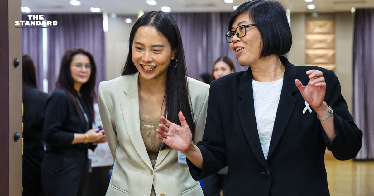 รักชนก ศรีนอก ประธานกรรมาธิการฯ แถลงข่าวร่วมกับเลขาธิการสำนักงานประกันสังคม