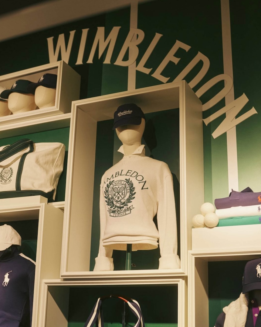 ภาพบรรยากาศป๊อปอัพสโตร์ Ralph Lauren ธีม Wimbledon ใจกลางกรุงลอนดอน 2