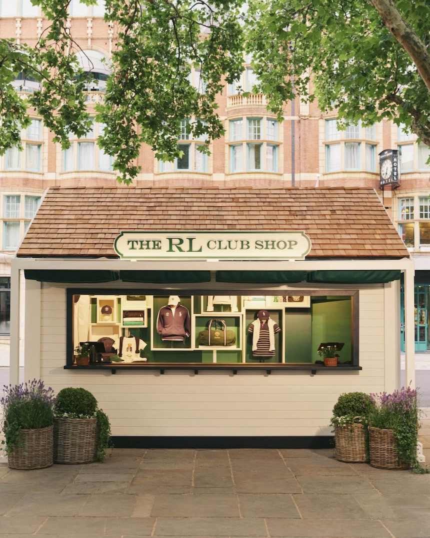 ภาพบรรยากาศป๊อปอัพสโตร์ Ralph Lauren ธีม Wimbledon ใจกลางกรุงลอนดอน 3
