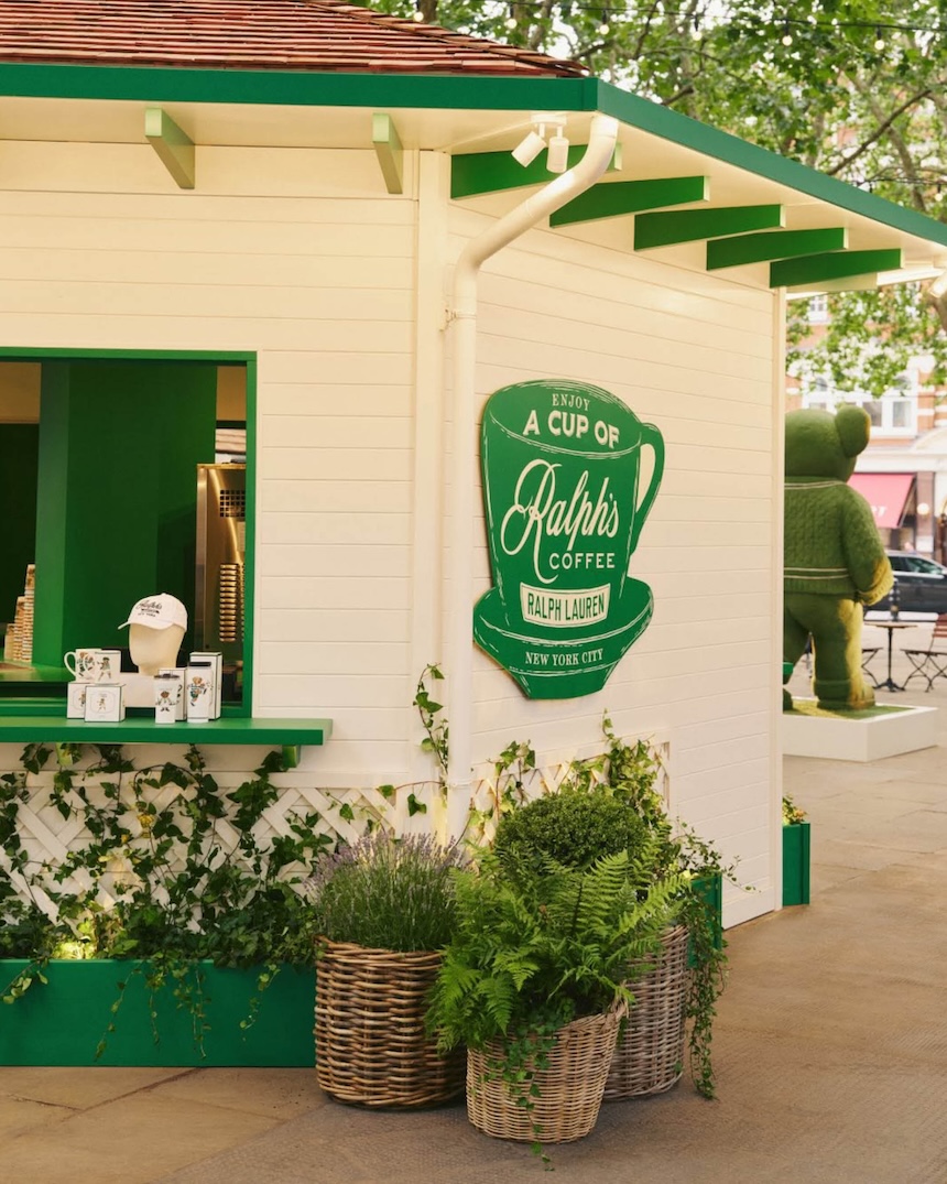 ภาพบรรยากาศป๊อปอัพสโตร์ Ralph Lauren ธีม Wimbledon ใจกลางกรุงลอนดอน 6