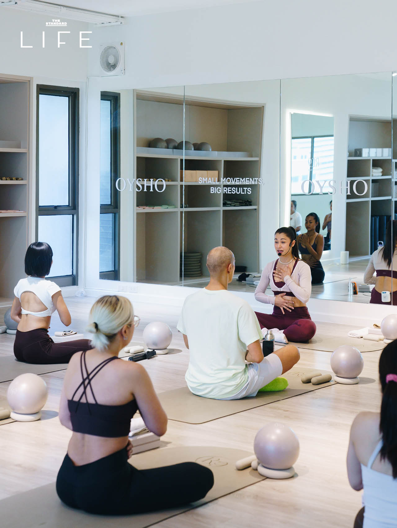 ผู้เข้าร่วมคลาส Booty Burn ออกกำลังกายปั้นก้นเด้งที่ RE9 Wellness Studio 11