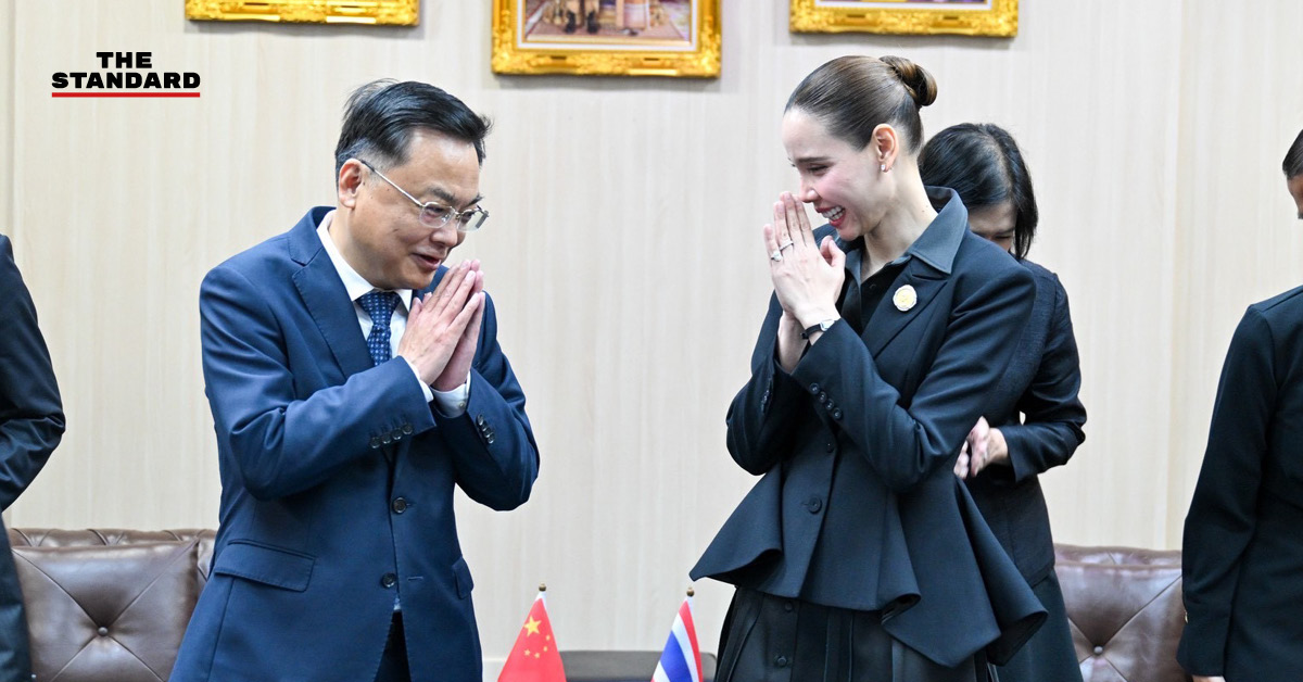 ซาบีดา รัฐมนตรีว่าการกระทรวงวัฒนธรรม ต้อนรับเอกอัครราชทูตจีนประจำประเทศไทย ในโอกาสเข้าเยี่ยมคารวะ