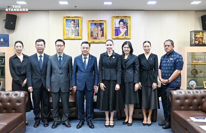 ซาบีดา รัฐมนตรีว่าการกระทรวงวัฒนธรรม ต้อนรับเอกอัครราชทูตจีนประจำประเทศไทย ในโอกาสเข้าเยี่ยมคารวะ 4
