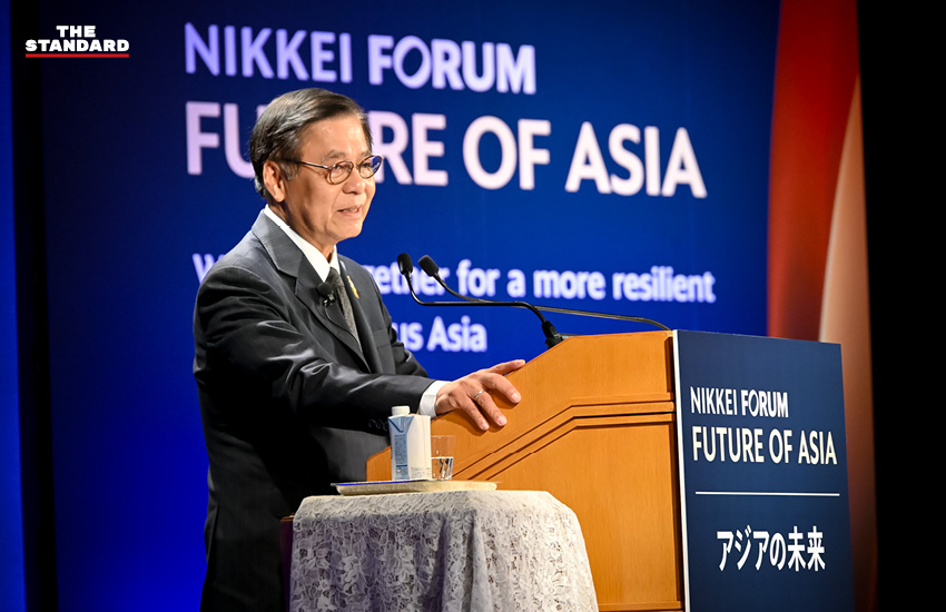 สีหศักดิ์ พวงเกตุแก้ว กล่าวปาฐกถาในงาน Nikkei Forum 1