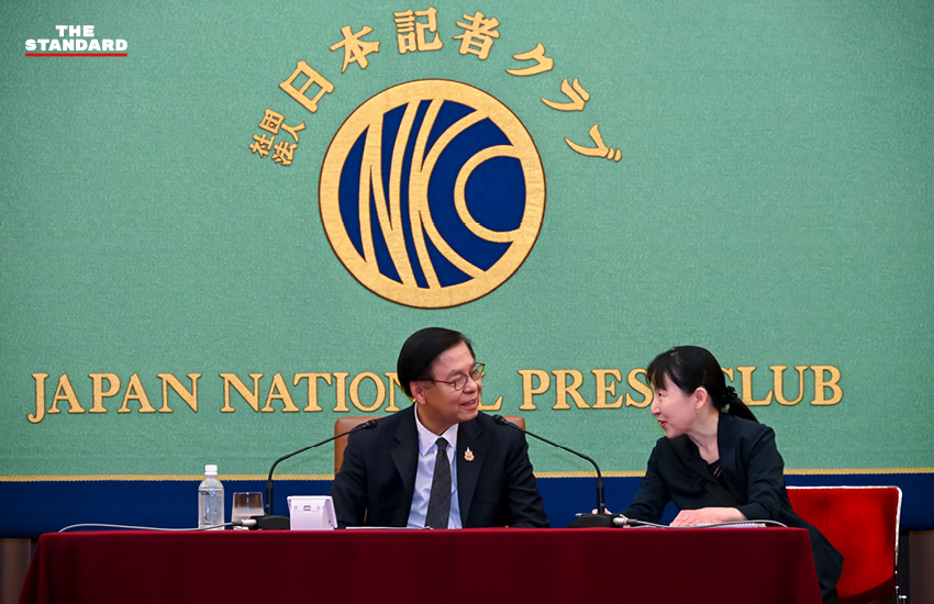 สีหศักดิ์ พวงเกตุแก้ว กล่าวปาฐกถาในงาน Nikkei Forum 10