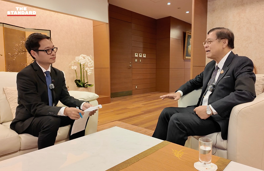 สีหศักดิ์ พวงเกตุแก้ว กล่าวปาฐกถาในงาน Nikkei Forum 4