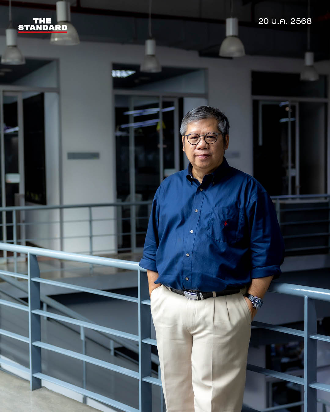 ภาพ 'สมเกียรติ จันทรสีมา' ผู้อำนวยการสำนักข่าว Thai PBS ขณะให้สัมภาษณ์ถึงวิสัยทัศน์และภารกิจสื่อสาธารณะ 3