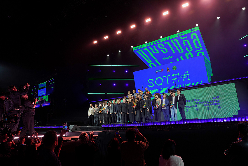 บรรยากาศงานประกาศรางวัล SOT MUSIC AWARDS 2026 พร้อมศิลปินและผู้ได้รับรางวัล 14