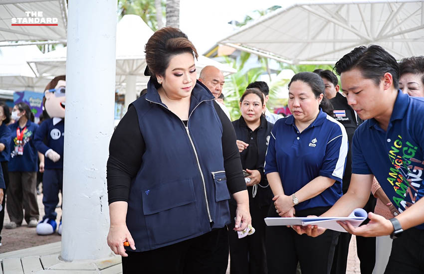 ศุภมาส อิศรภักดี รัฐมนตรีประจำสำนักนายกรัฐมนตรี ลงพื้นที่ตรวจมาตรฐานความปลอดภัยที่สยามอะเมซิ่งพาร์ค 3