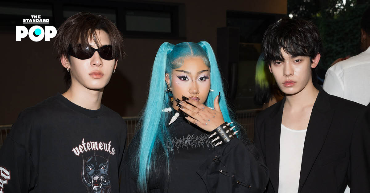 ตี๋ตี๋-ป๋อ และ North West นั่งฟรอนต์โรว์ชมแฟชั่นโชว์ Vetements