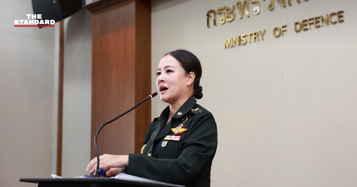 ภาพทหารกองกำลังสุรนารีประจำการบริเวณชายแดนไทย-กัมพูชา