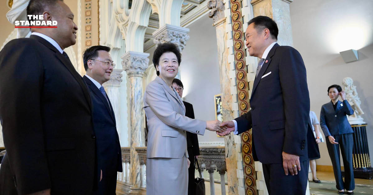 อนุทิน ชาญวีรกูล นายกรัฐมนตรี ต้อนรับ เสียน ฮุย รองประธานสภาที่ปรึกษาทางการเมืองแห่งชาติจีน