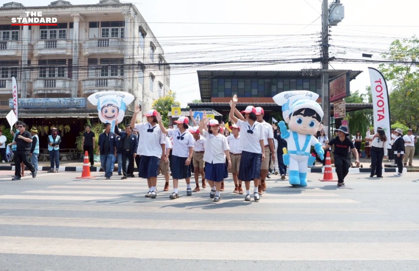 ภาพโครงการ TRUST ของโตโยต้า เพื่อสร้างถนนปลอดภัยในจังหวัดฉะเชิงเทรา 5