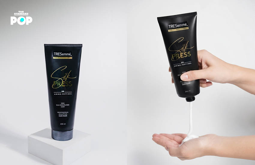 ผลิตภัณฑ์ TRESemmé Silk Press สำหรับผมตรงเรียบลื่นและอยู่ทรงนาน 7 วัน 7