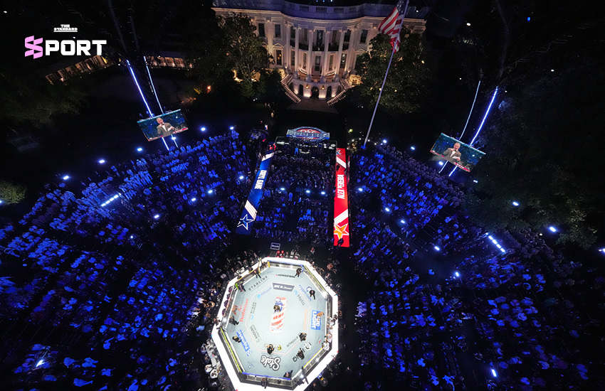 สังเวียน UFC กลางสนามหญ้าทำเนียบขาว 6