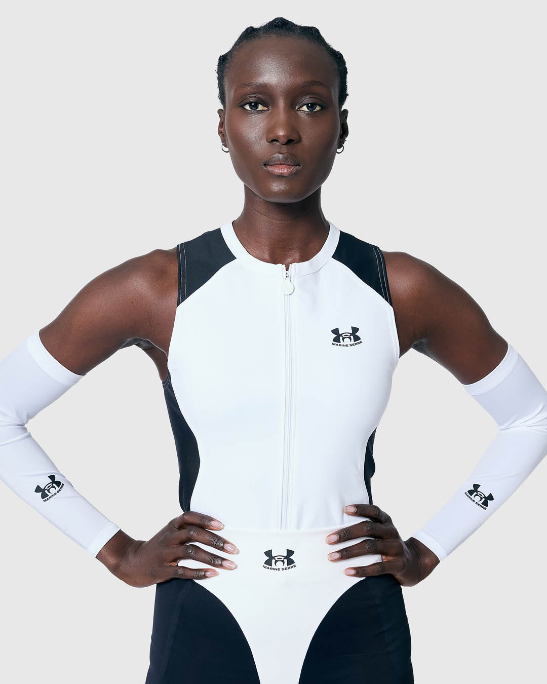 ภาพแคปซูลคอลเล็กชัน Under Armour x Marine Serre ที่ผสมผสานสปอร์ตแวร์และแฟชั่น 5