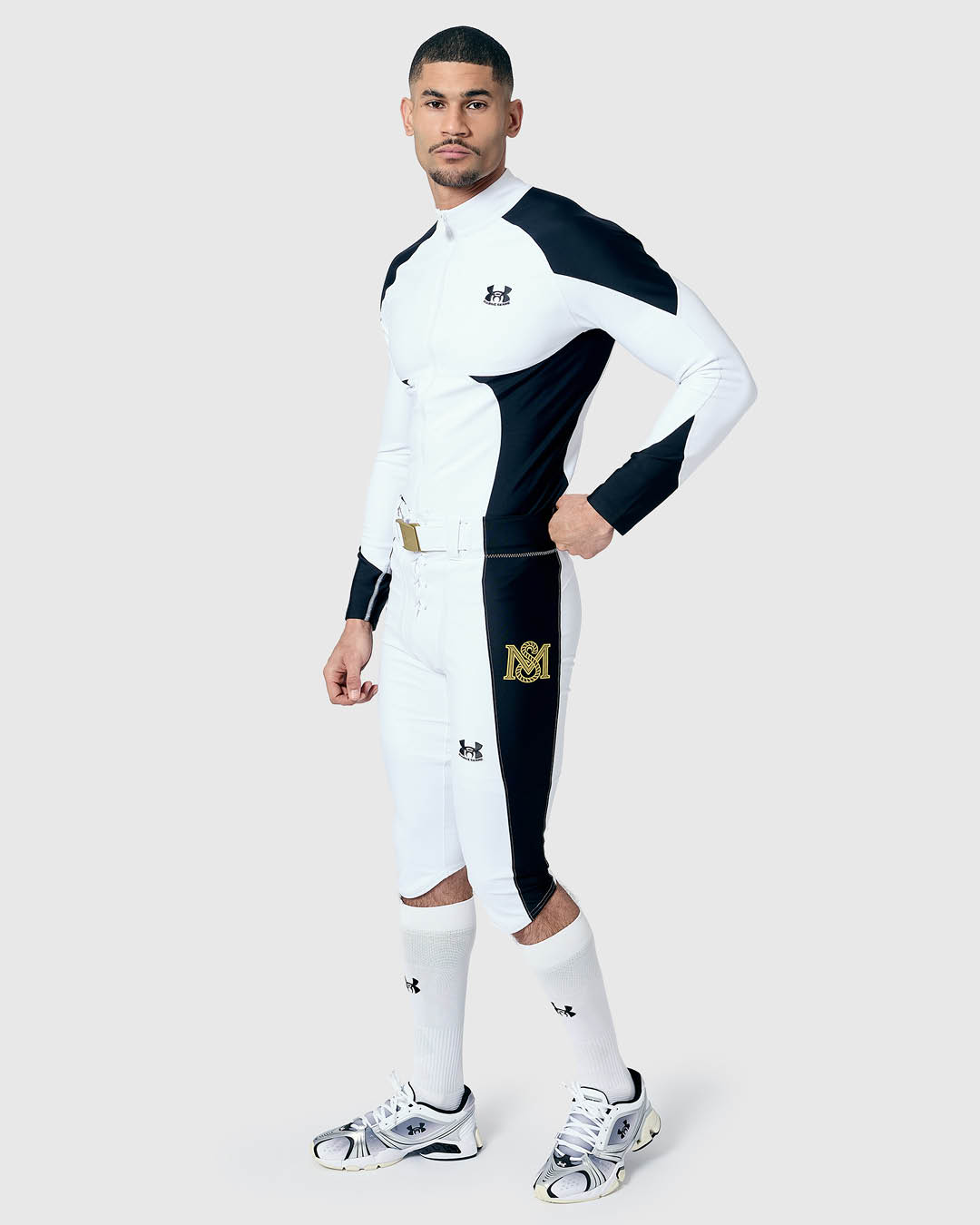 ภาพแคปซูลคอลเล็กชัน Under Armour x Marine Serre ที่ผสมผสานสปอร์ตแวร์และแฟชั่น 8