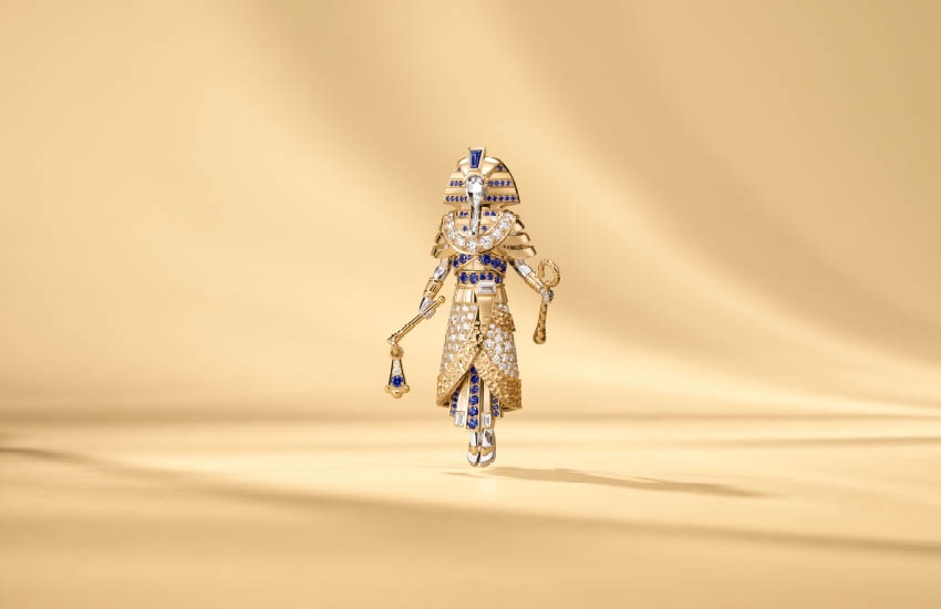 เครื่องประดับไฮจิวเวลรีจากคอลเล็กชัน Fascinating Egypt ของ Van Cleef & Arpels ที่ได้รับแรงบันดาลใจจากอารยธรรมอียิปต์ 2