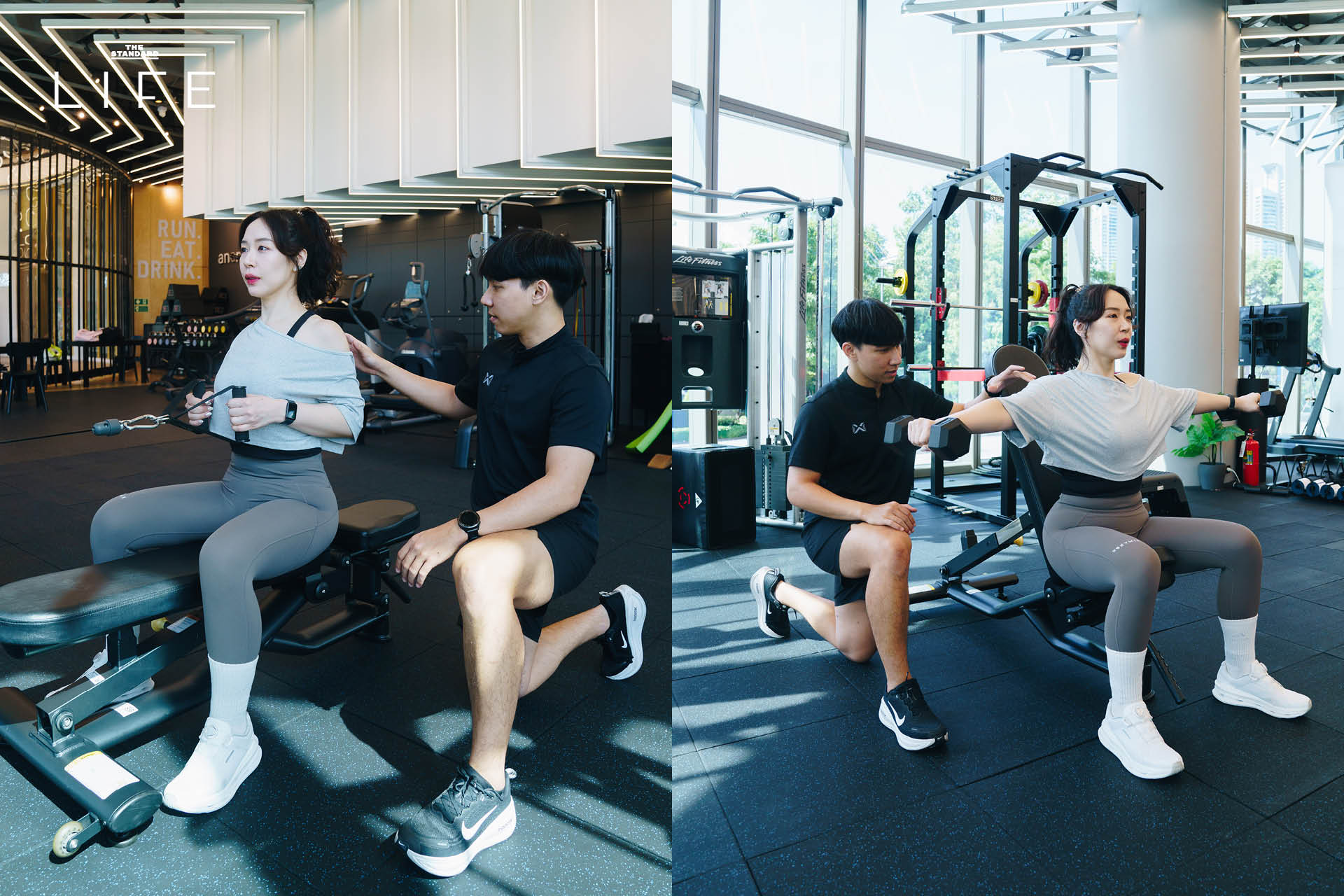 ภาพรวมภายใน Warrix Run Hub แสดงอุปกรณ์ Hybrid Training และเทคโนโลยี AI วิเคราะห์การวิ่ง 21