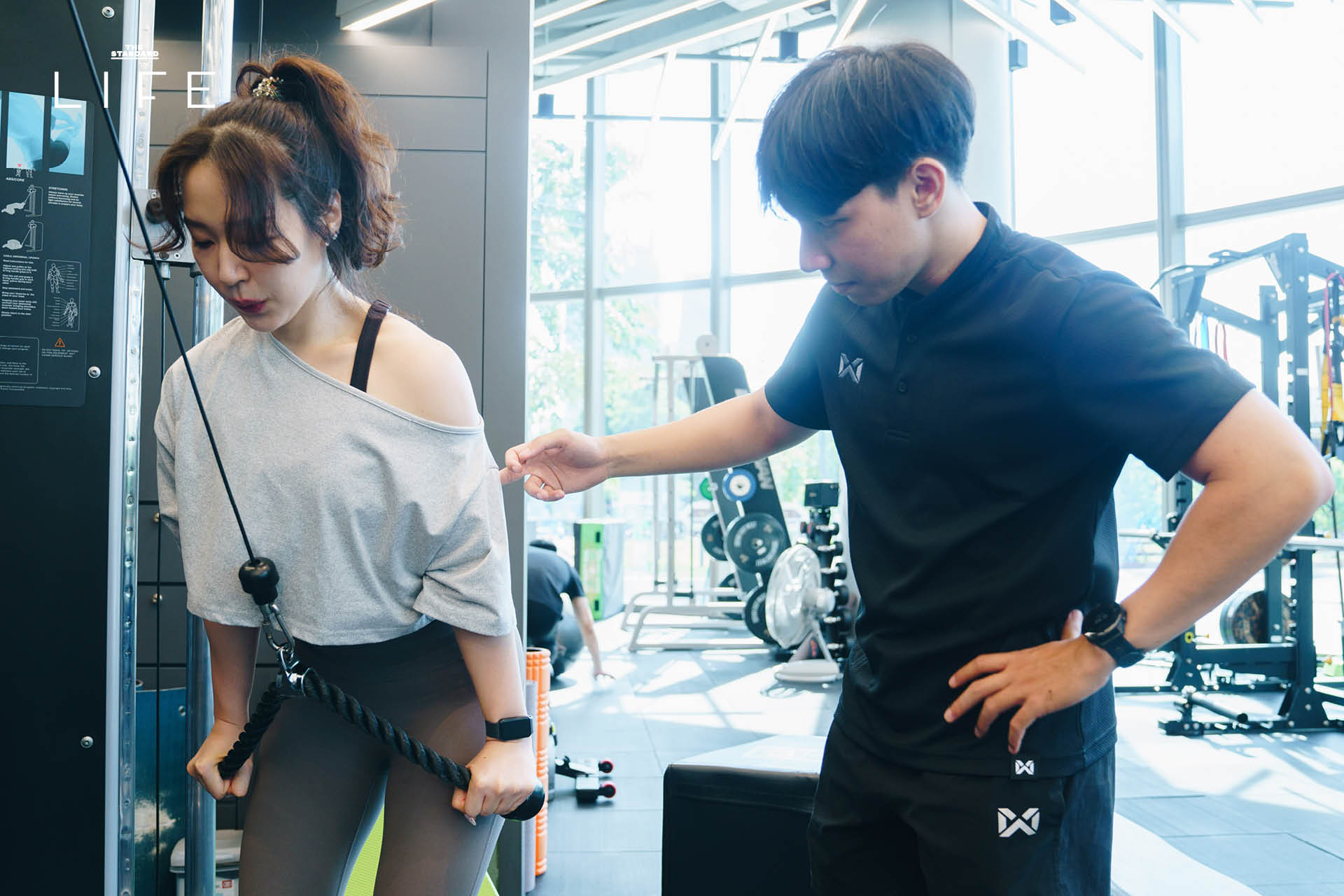 ภาพรวมภายใน Warrix Run Hub แสดงอุปกรณ์ Hybrid Training และเทคโนโลยี AI วิเคราะห์การวิ่ง 22
