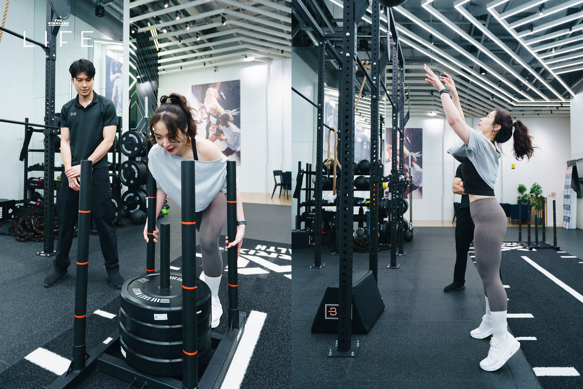 ภาพรวมภายใน Warrix Run Hub แสดงอุปกรณ์ Hybrid Training และเทคโนโลยี AI วิเคราะห์การวิ่ง 23